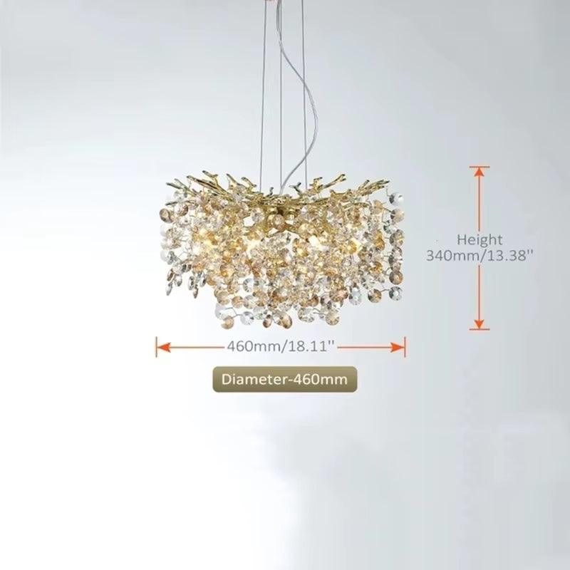 Shiny Round LED Pendant Light