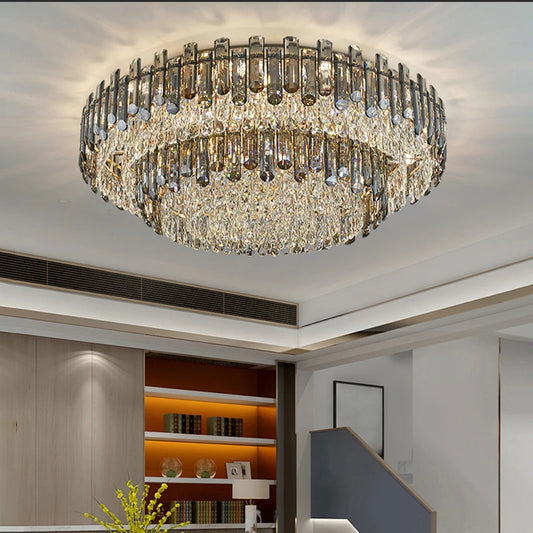 Double Layer Crystal Ceiling Lamp
