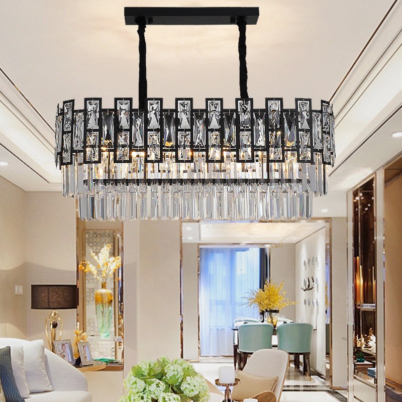 Square Crystal Chandelier
