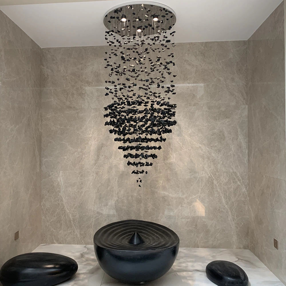 Stone Staircase Chandelier