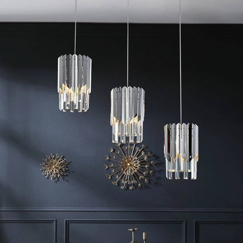 Metal Crystal Chandelier