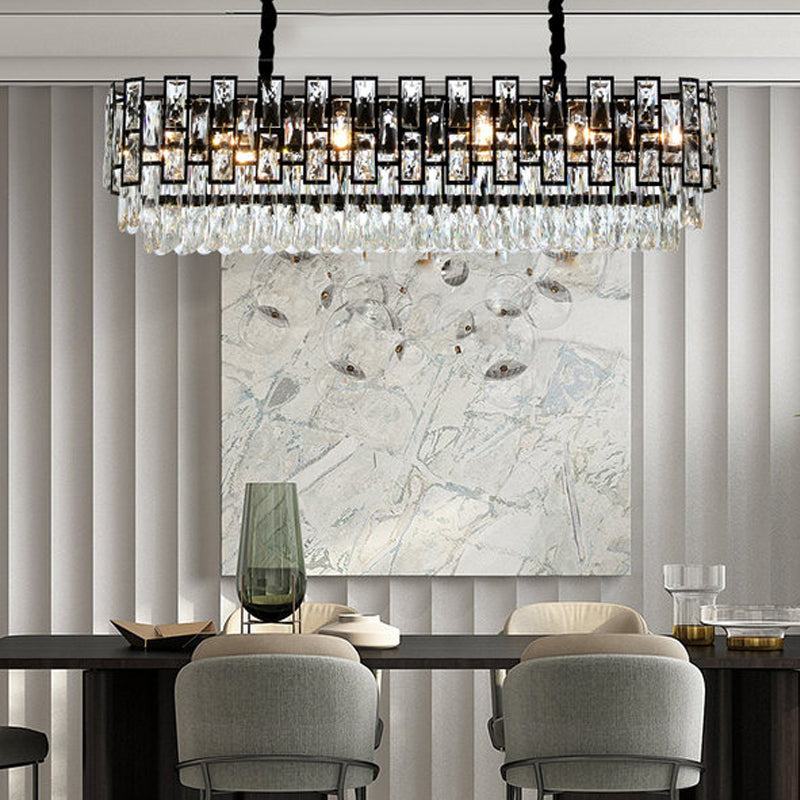 Square Crystal Chandelier