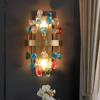Colorful Stone Wall Lamp