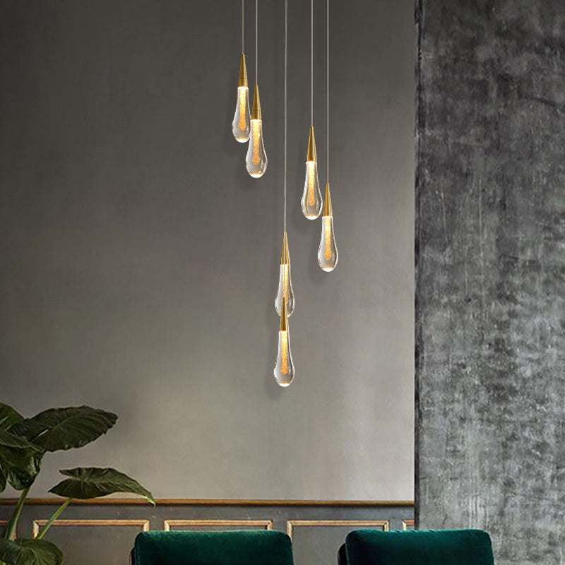 Crystal Drop Chandelier