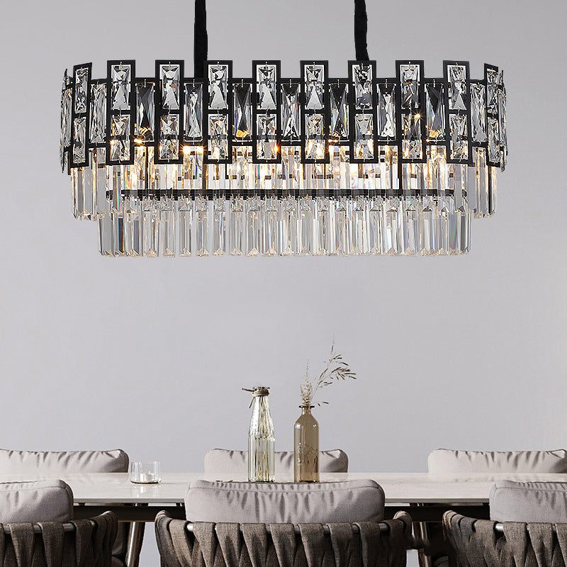Square Crystal Chandelier