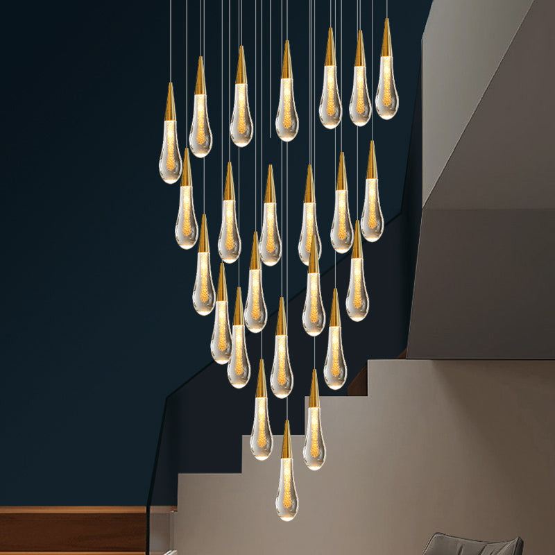 Crystal Drop Chandelier