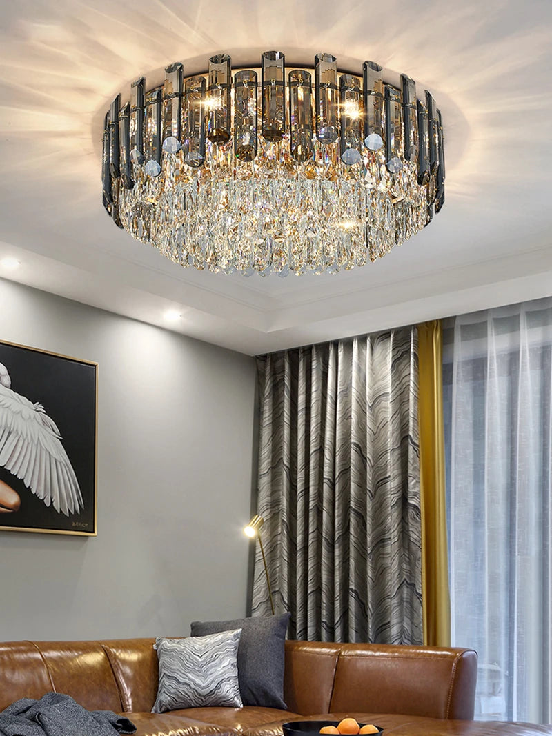 Double Layer Crystal Ceiling Lamp
