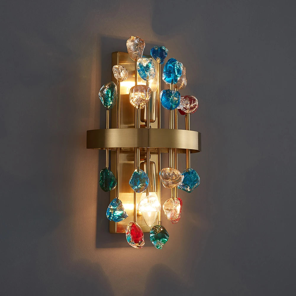 Colorful Stone Wall Lamp