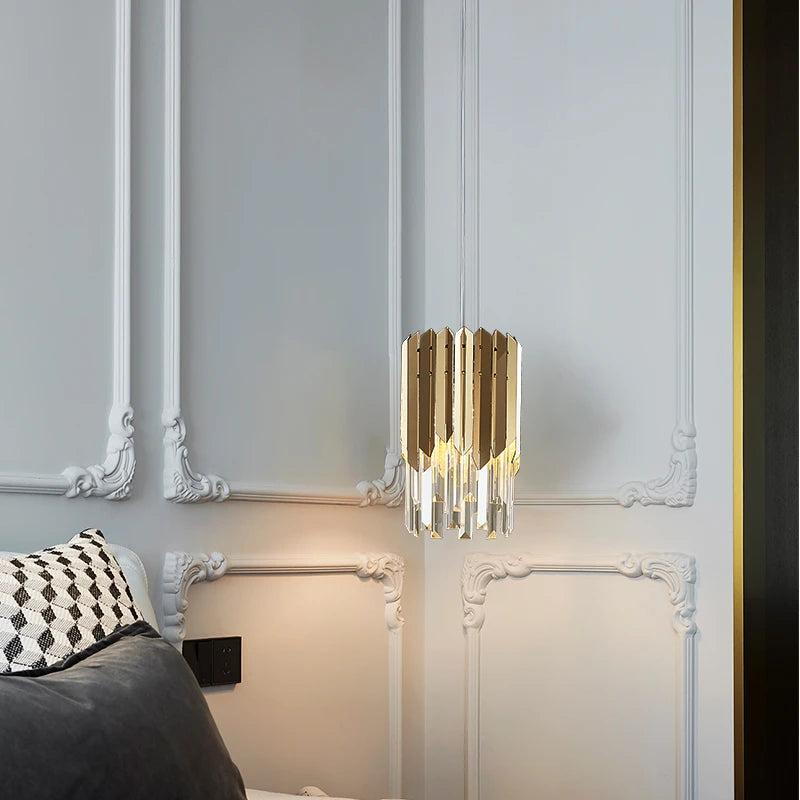 Metal Crystal Chandelier