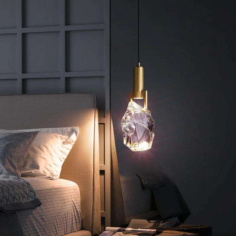 luxury crystal pendant light