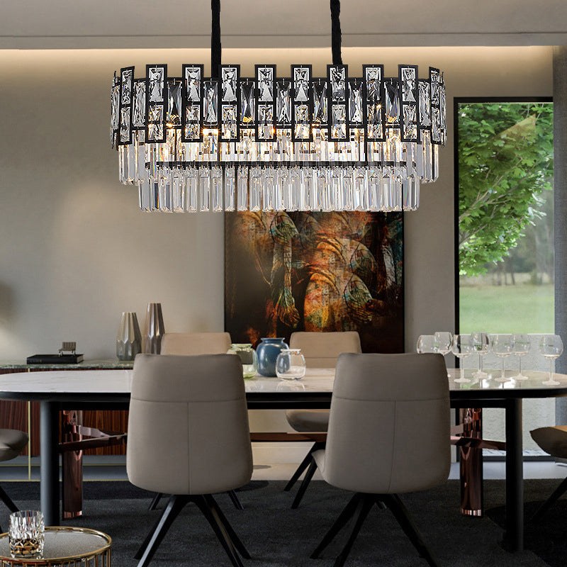 Square Crystal Chandelier