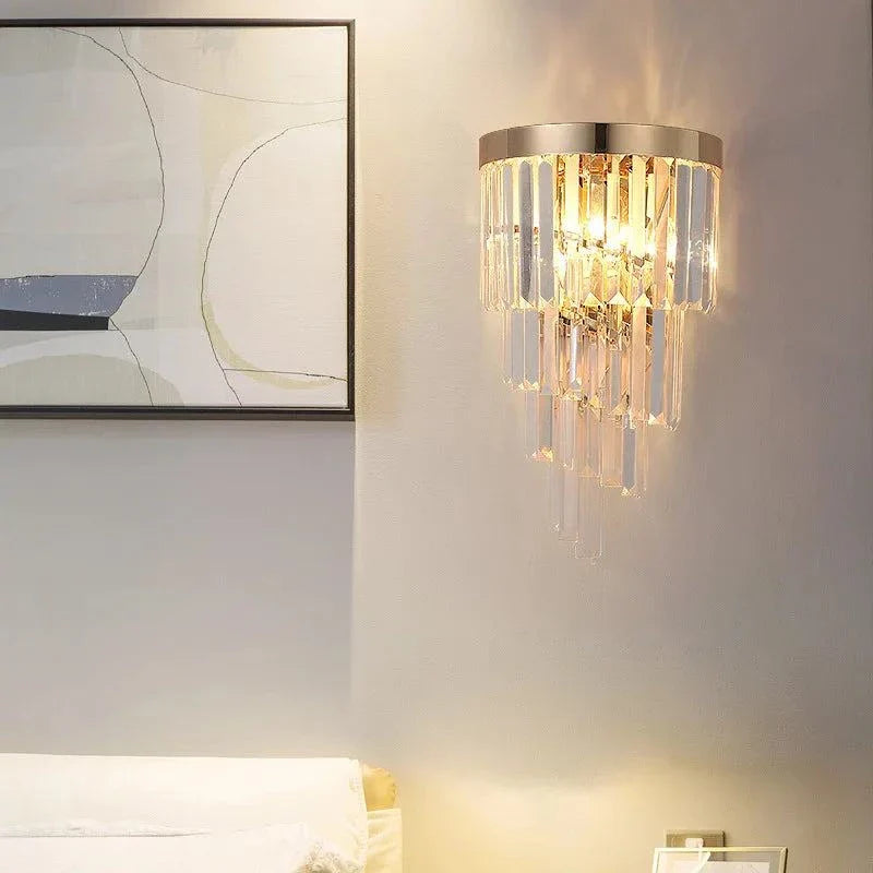 Tilt Crystal Wall Light