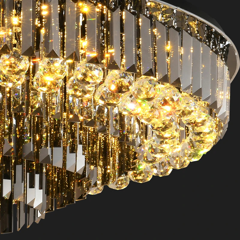 American Crystal Ceiling Lamp