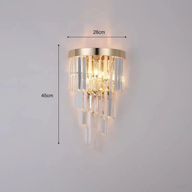 Tilt Crystal Wall Light