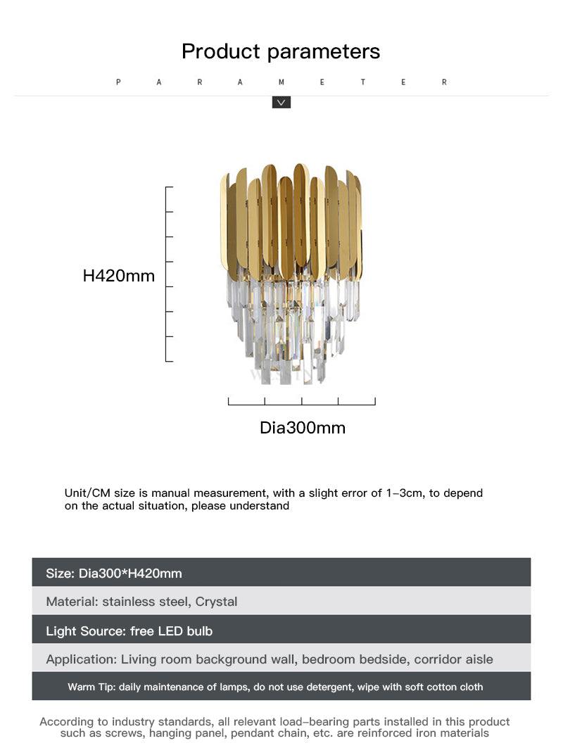 Metal Frame Wall Light
