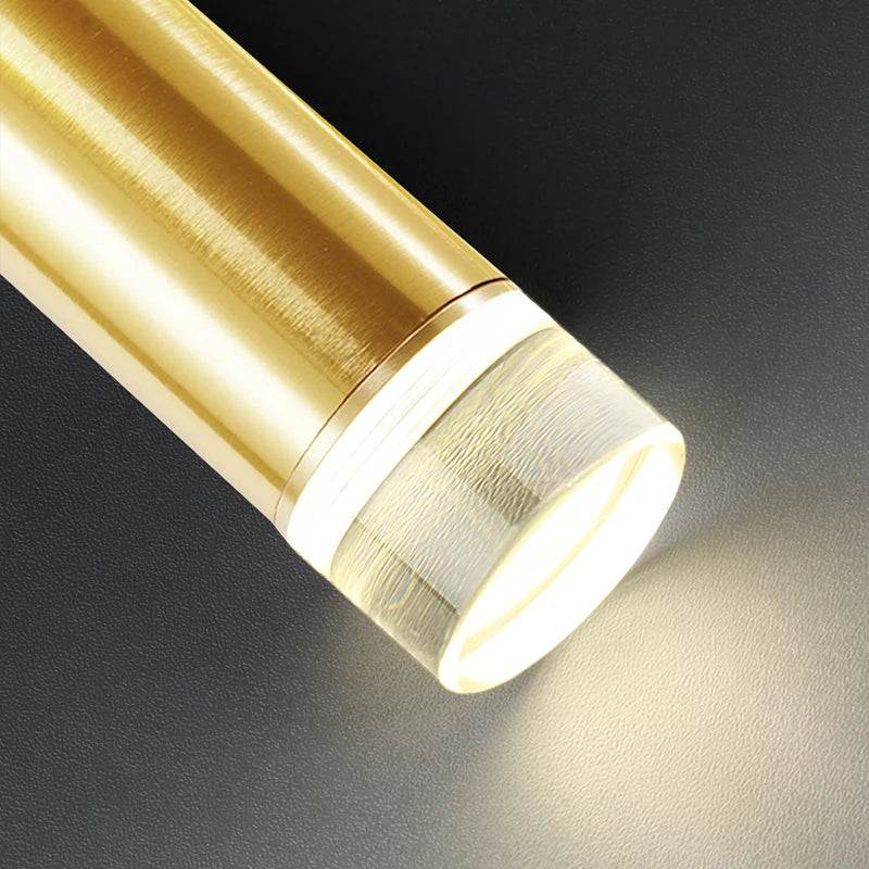 Modern Black & Gold Dining Room Ceiling Fixture