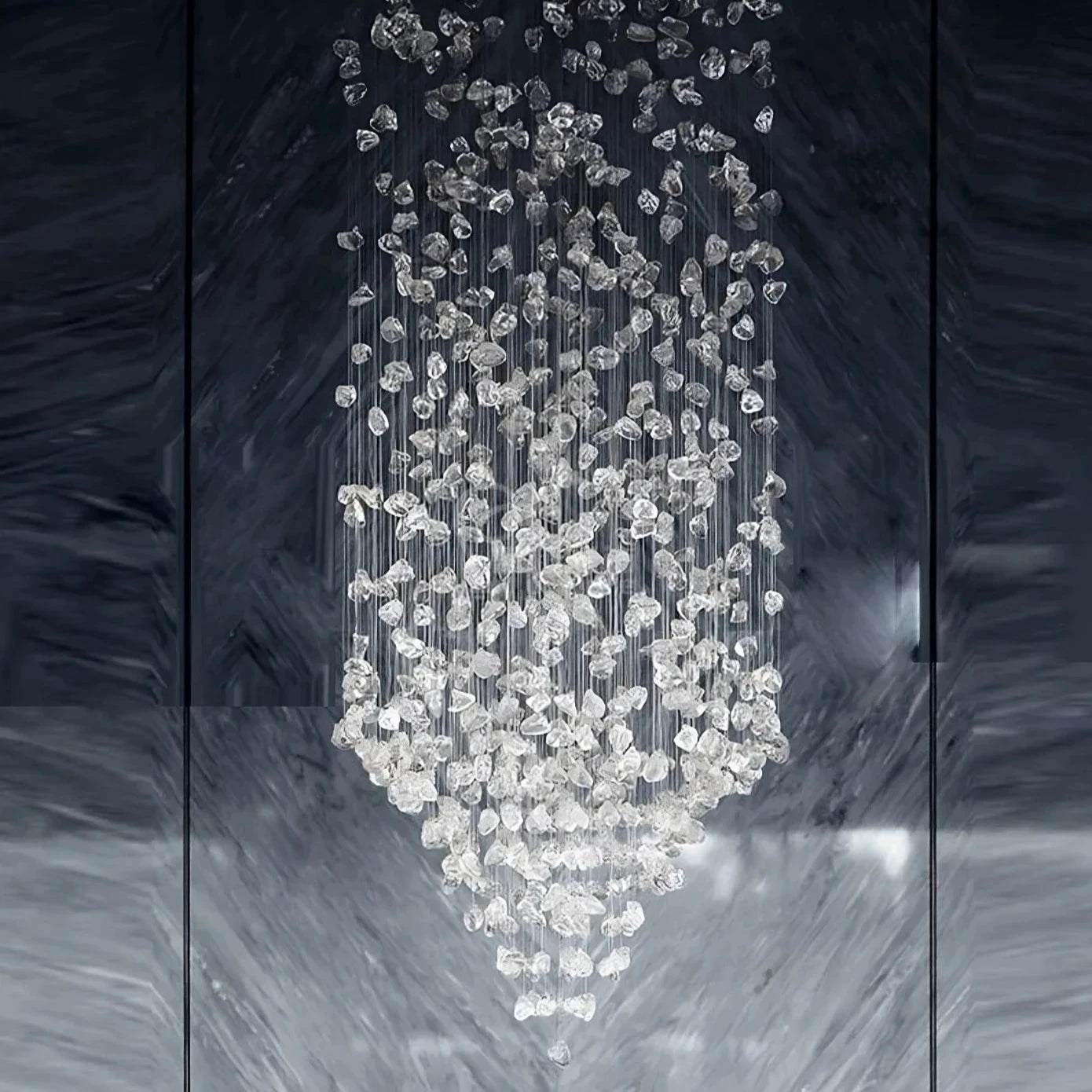 Stone Staircase Chandelier