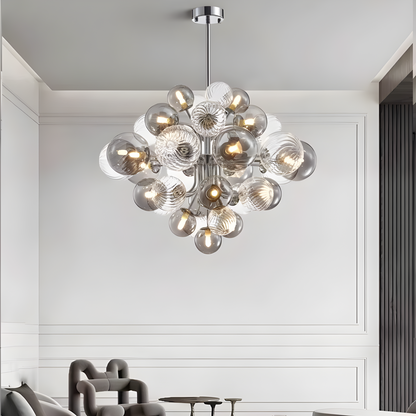 Modern Glass Bubble Chandelier