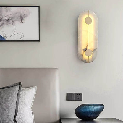 Spanish marble copper wall lamp