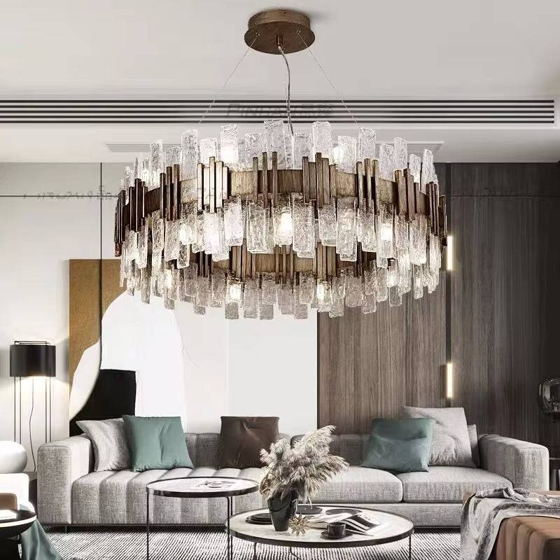 Splendid Luxury Designer Round Chandelier