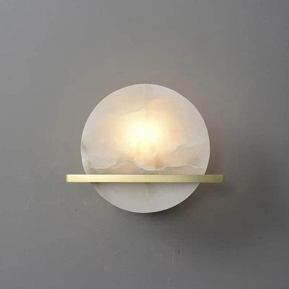 Modern luxury marble wall lamp