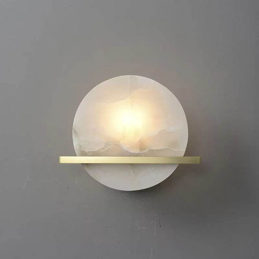 Modern luxury marble wall lamp