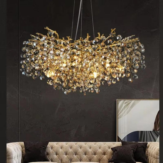 Shiny Round LED Pendant Light