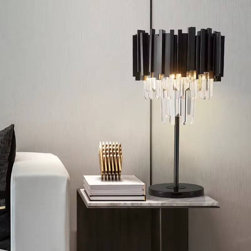 Jacob crystal table lamp