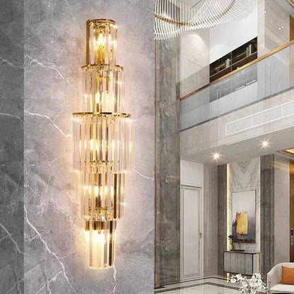 Crystal luxury wall lamp