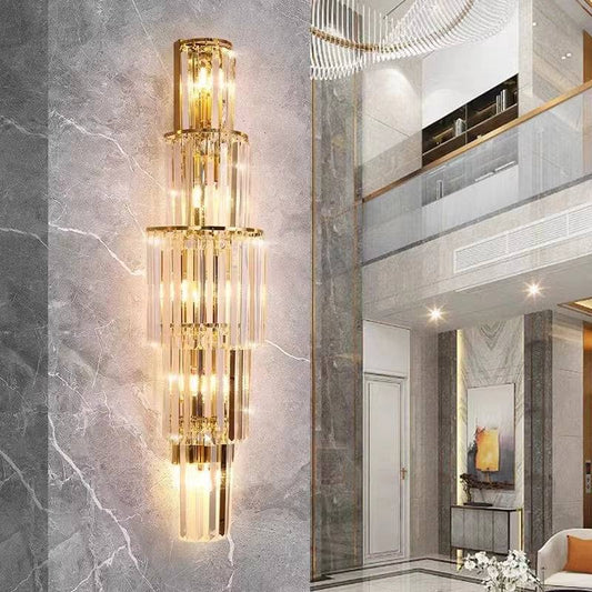 Crystal luxury wall lamp