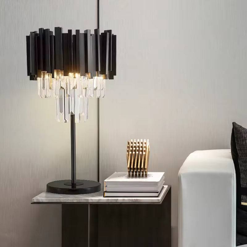 Jacob crystal table lamp