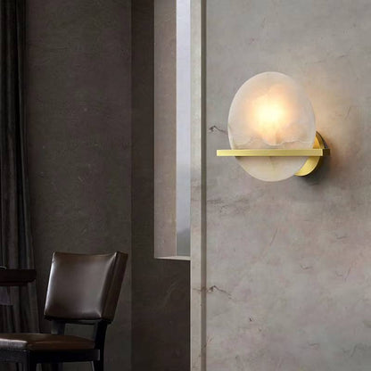 Modern luxury marble wall lamp