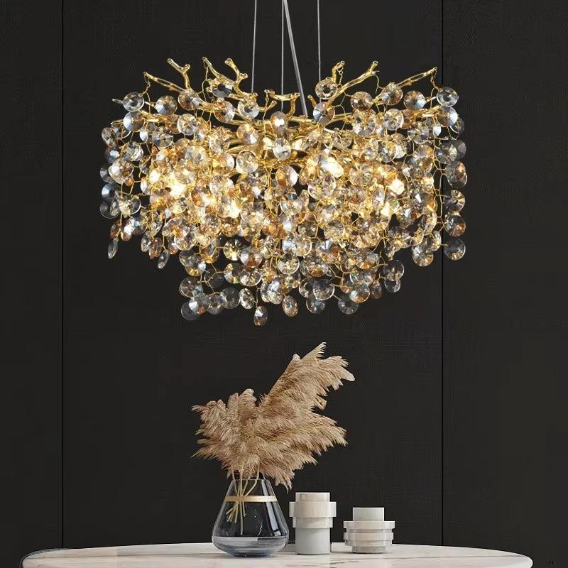 Shiny Round LED Pendant Light