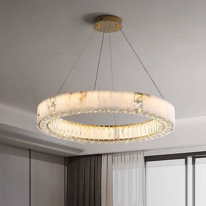 Mixed Natural Marble Chandelier