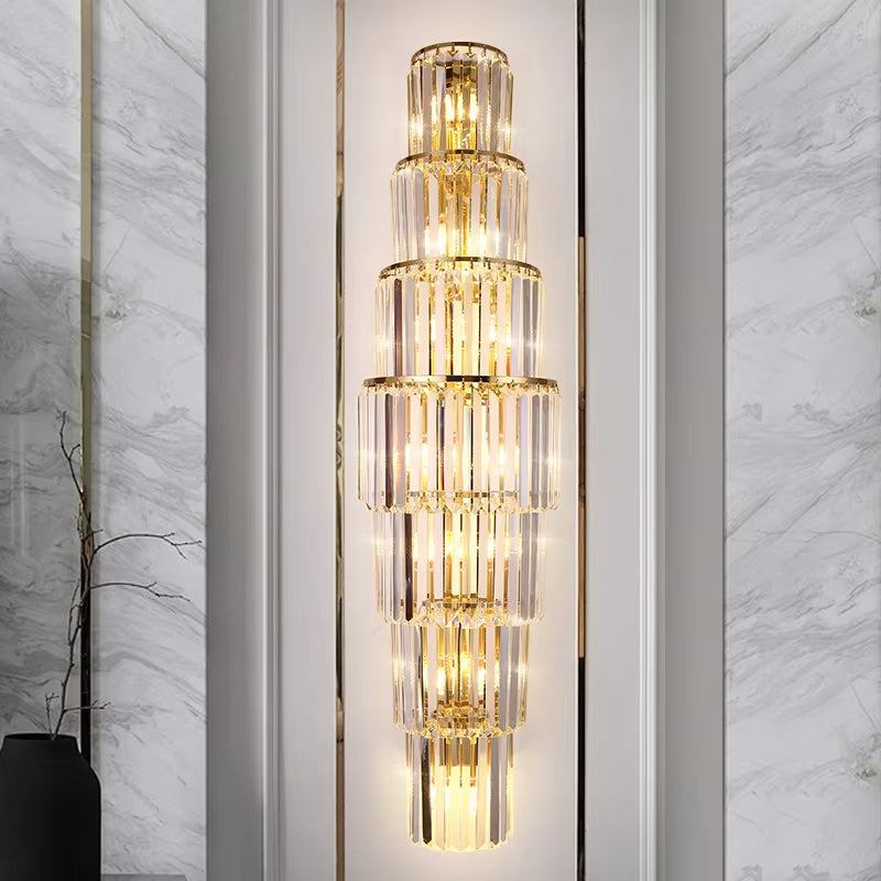 Crystal luxury wall lamp