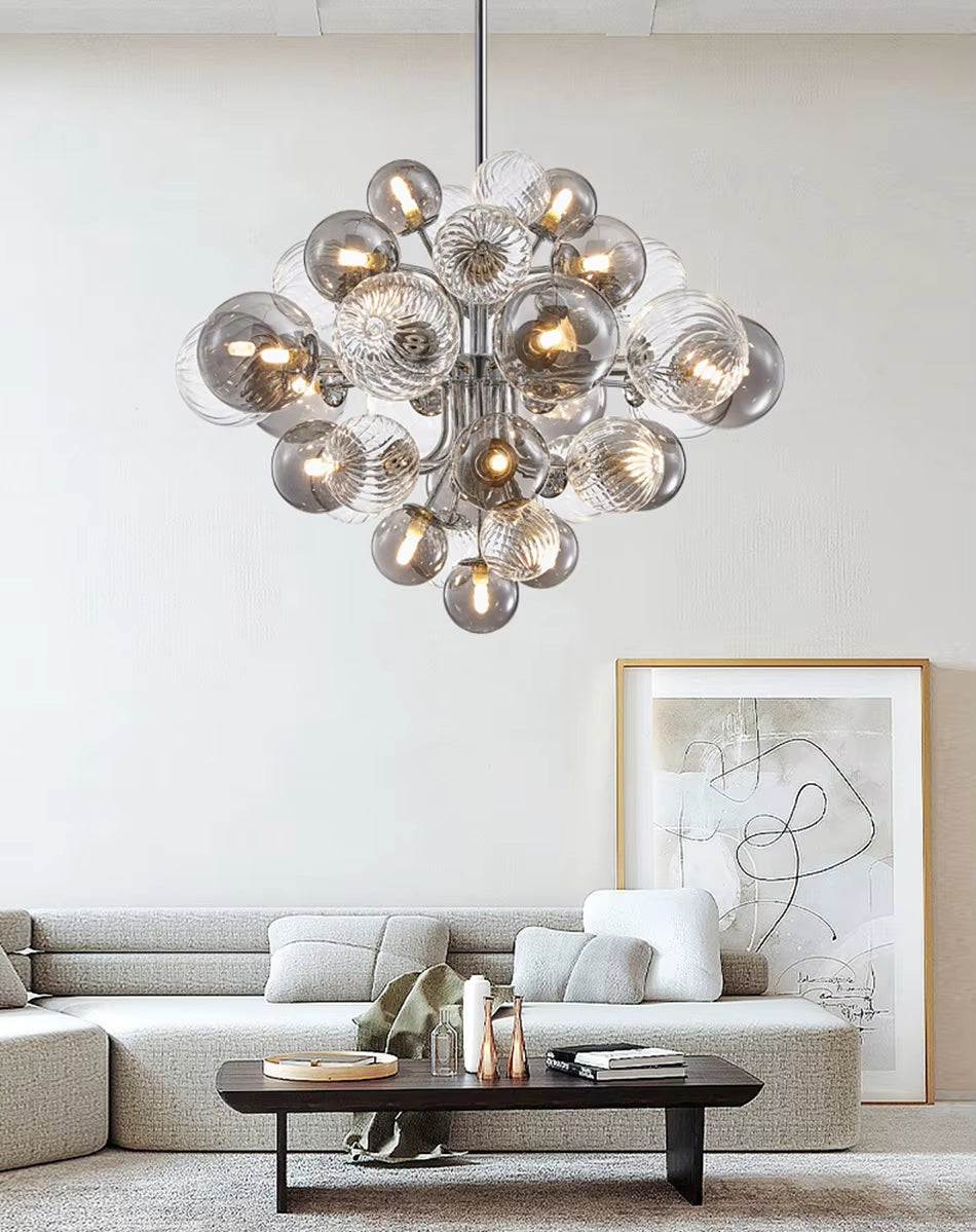 Modern Glass Bubble Chandelier