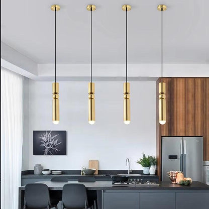 Modern metal single head chandelier