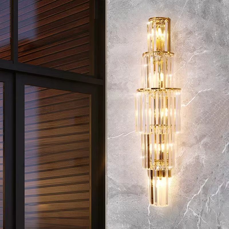 Crystal luxury wall lamp