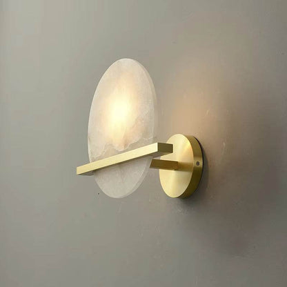 Modern luxury marble wall lamp