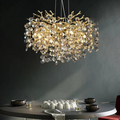 Shiny Round LED Pendant Light