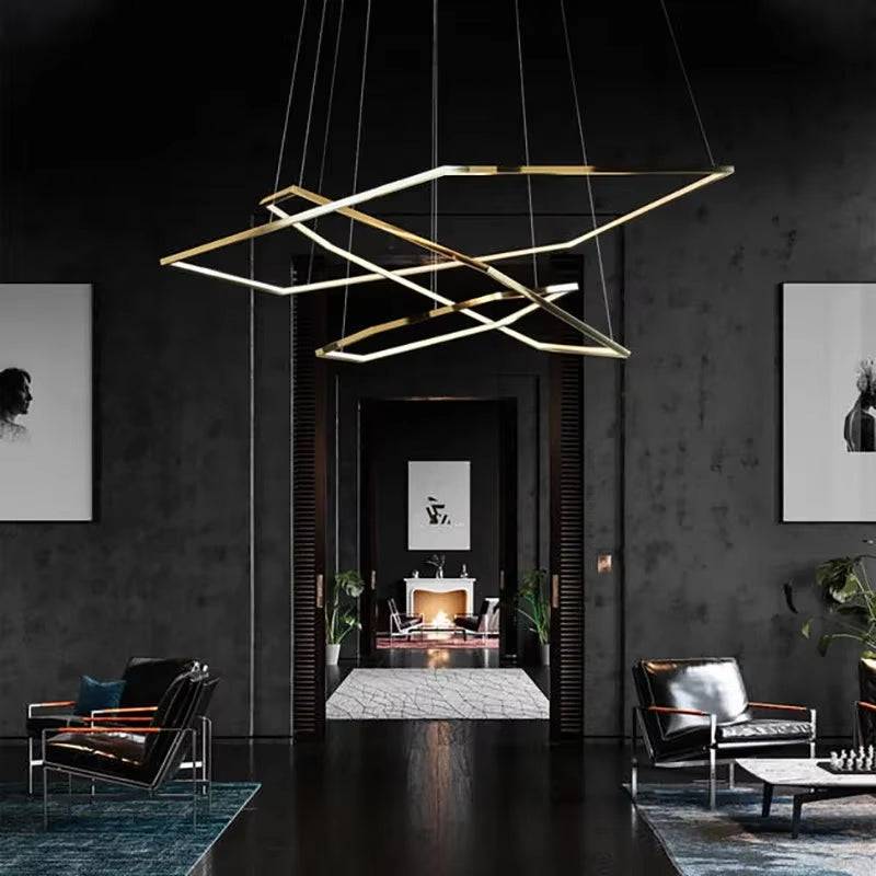 Hexagonal LED Pendant Light