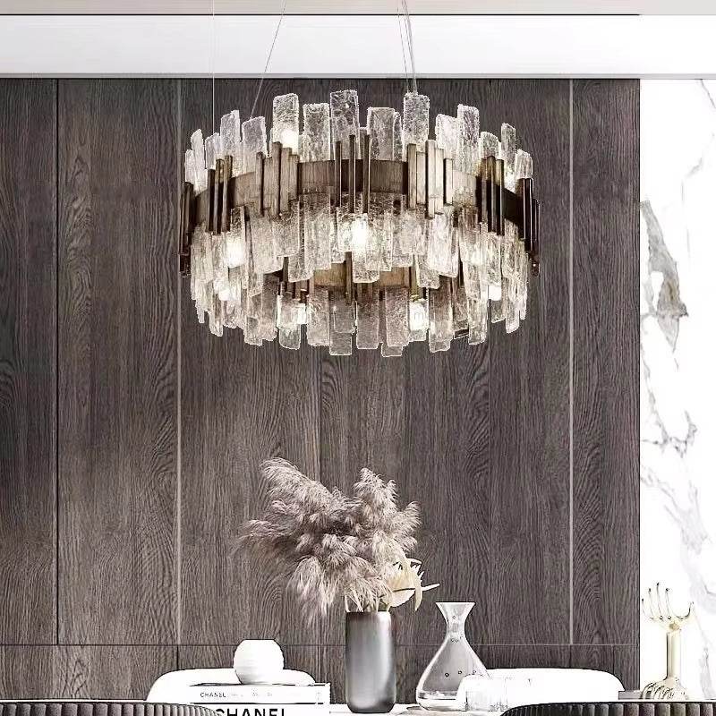 Splendid Luxury Designer Round Chandelier