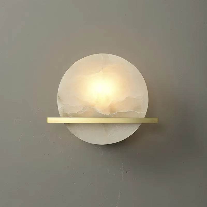 Modern luxury marble wall lamp