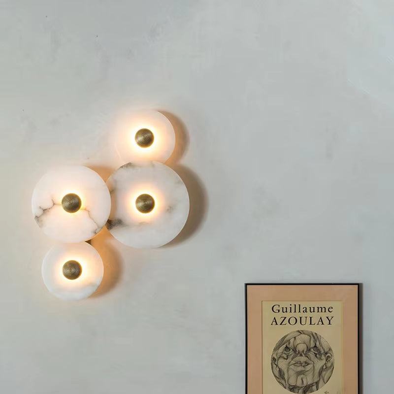 Moonshade Natural Marble Wall Sconce