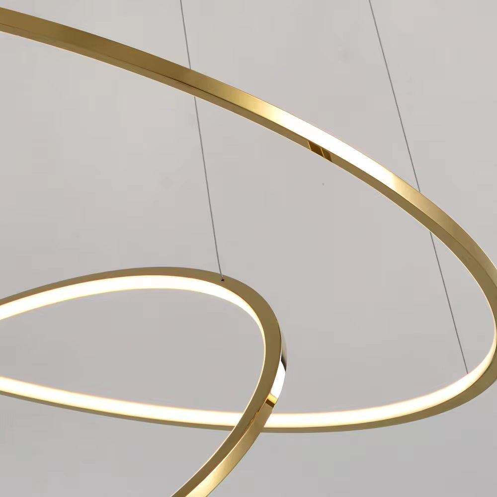 Multi-ring chandelier