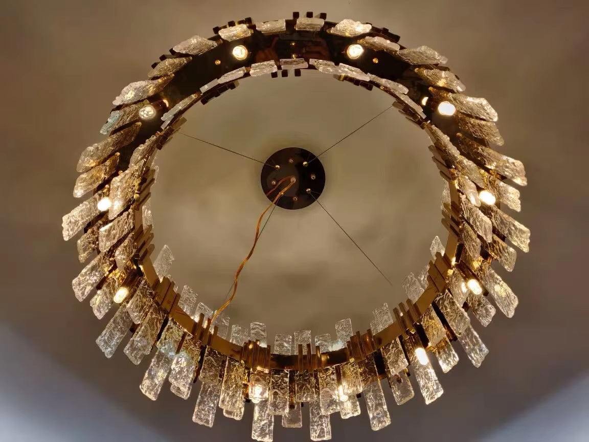 Splendid Luxury Designer Round Chandelier