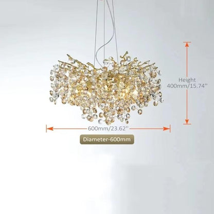 Shiny Round LED Pendant Light