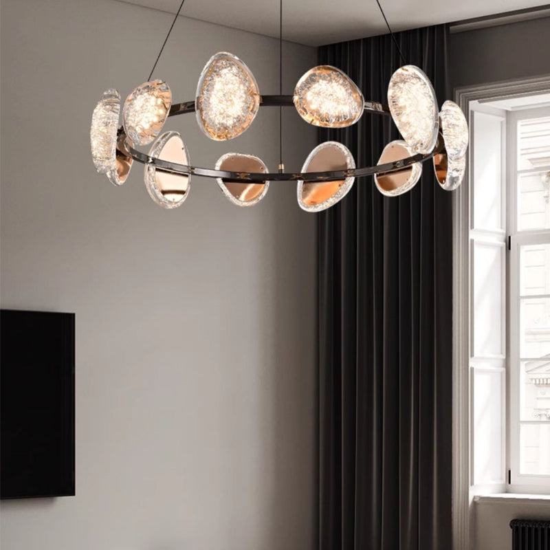 Crystal Platinum Chandelier