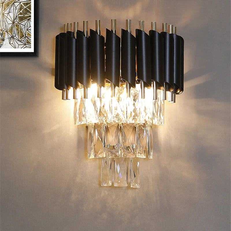 Black wall lamp