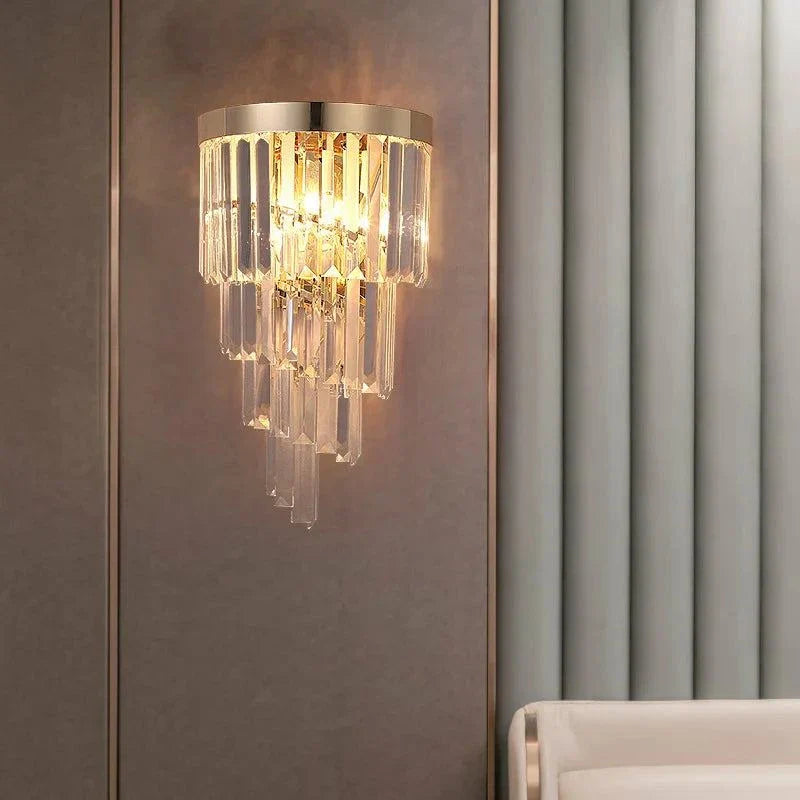 Tilt Crystal Wall Light